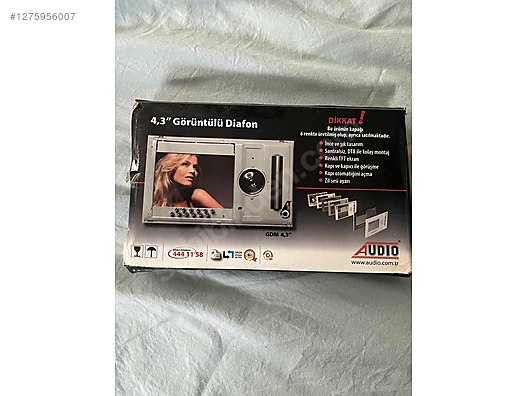 İkinci El ve Sıfır Alışveriş / Bahçe & Yapı Market / Yapı Malzemeleri / Elektrik Tesisatı / Diyafon & Zil