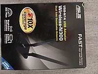 Asus USB-N14 300 Mbps Kablosuz Ağ Adaptörü #1282956014