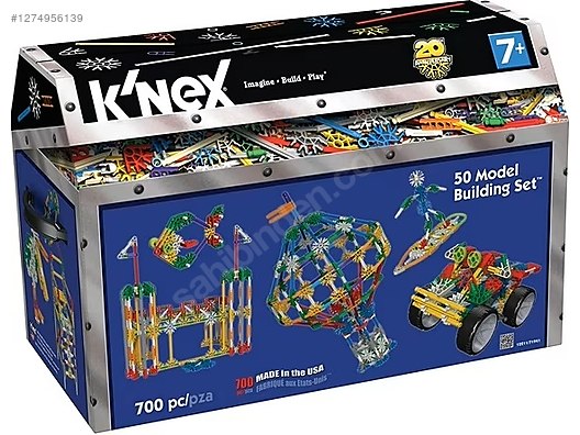 90lar Knex Oyuncağı - K'nex Klasik Yapı Oyuncağı - 700 Parça at