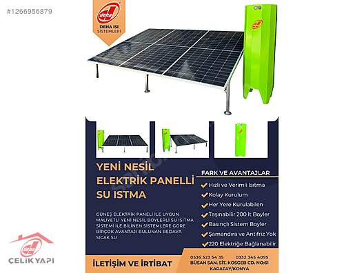 Used & Brand New Items / Garden & Home Improvement / Home Improvement / Heating / Solar Panel System