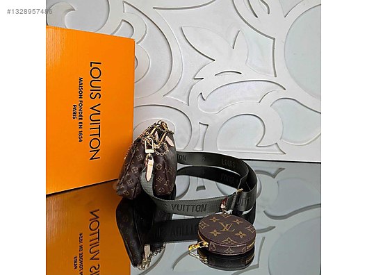 Louis Vuitton Multi Pochette Bag Vejital Deri Askılı Çanta - Louis