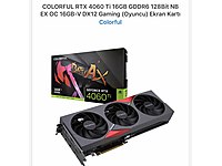 COLORFUL BATTLE AX RTX 4060Tİ 16GB #1280957664