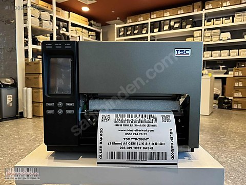 TSC TTP-286MT Barkod Etiket Yazıcı Geniş Kafa A4 SIFIR ÜRÜN - Barkod ...