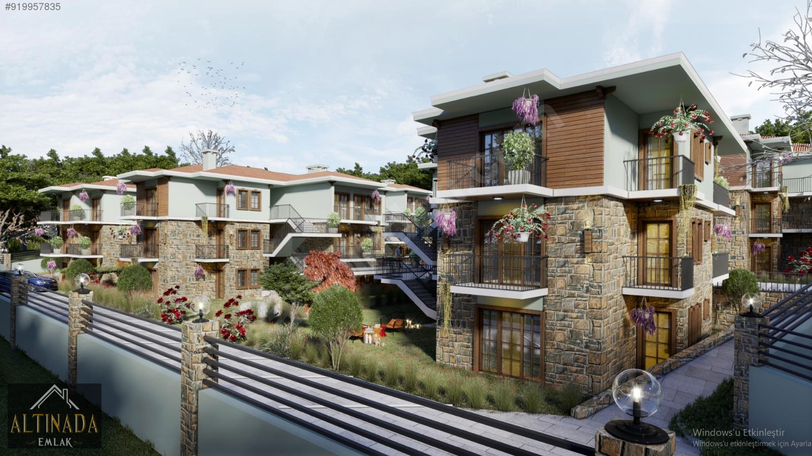 GÖKÇEADA MERKEZDE HAVUZLU SİTEDE SATILIK 1+1 FIRSAT DAİRE Satılık