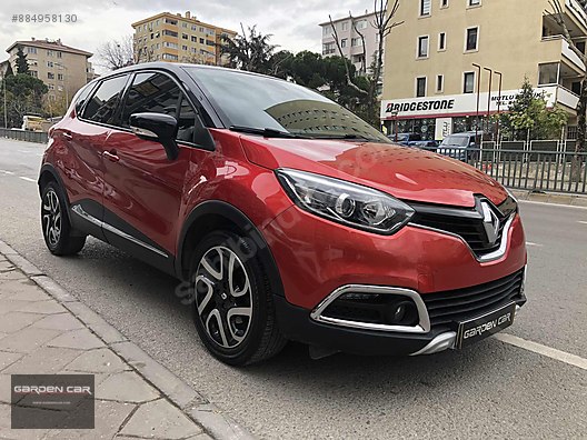 renault captur 1 5 dci outdoor garden 2016 kirmizi siyah otomatik navigasyon park sensoru at sahibinden com 884958130