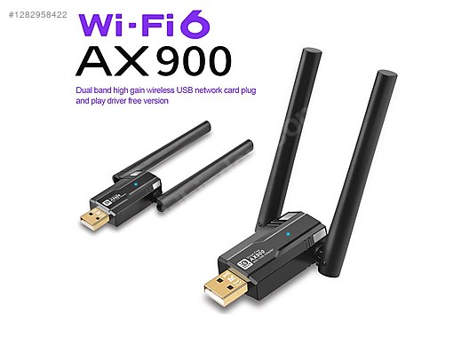 WiFi6 AX900Mbps USB WLAN USB 3.0 Adaptör, PC ve Notebook için 5G - Ağ Adaptörü ilanları uygun fiyatlarıyla sahibinden.com'da