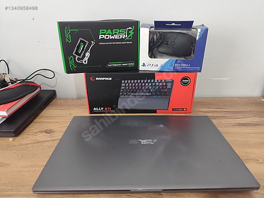Asus / TEMİZ SET! Asus Vivobook x512da + RGB Mekanik Klavye +