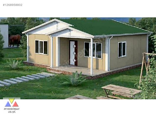 Tek Katlı 2+1 Çelik Ev Modelleri