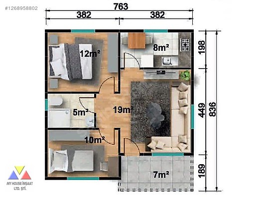 İkinci El ve Sıfır Alışveriş / Bahçe & Yapı Market / Prefabrik Yapılar / Çelik Ev