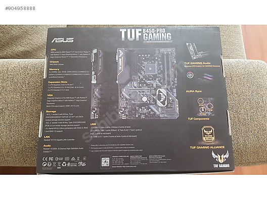 Sifir Asus Tuf B450 Pro Gaming Amd B450 Socket Am4 Ryzen Ddr4 Anakart Ve Tum Masaustu Bilgisayar Parcalari Sahibinden Com Da Sifir Asus Tuf B450 Pro Gaming Amd B450 Socket Am4 Ryzen Ddr4 Anakart Ve Tum Masaustu Bilgisayar Parcalari Sahibinden Com Da