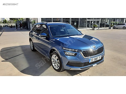 skoda kamiq 1 6 tdi premium orjinal cok temiz titan mavisi at sahibinden com 925958947