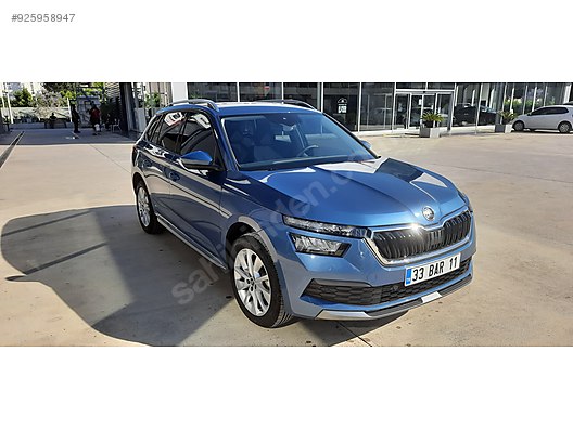 skoda kamiq 1 6 tdi premium orjinal cok temiz titan mavisi at sahibinden com 925958947