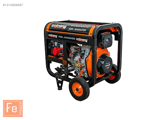 QSTRONG 9 KVA DİZEL MONOFAZE&TRİFAZE SEÇMELİ PORTATİF JENERATÖR