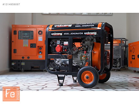 QSTRONG 9 KVA DİZEL MONOFAZE&TRİFAZE SEÇMELİ PORTATİF JENERATÖR