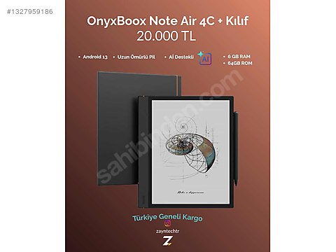 OnyxBoox Note Air 4C - Onyx Boox Kitap Elektroniği & Aksesuar İlan