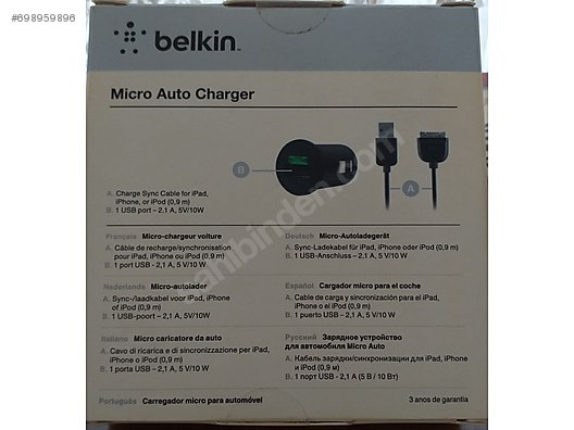 belkin micro auto charger
