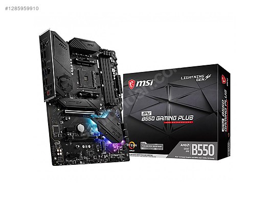 MSI MPG B550 Gaming Plus AMD AM4 DDR4 ATX Anakart sahibinden.comda