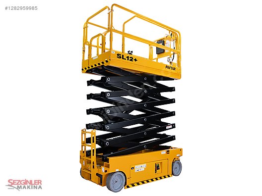 PAFTAR SL 12+2 METRE AKÜLÜ MAKASLI MANLİFT (PLATFORM) - Sanayi Makineleri ve endüstri ekipmanları sahibinden.com'da