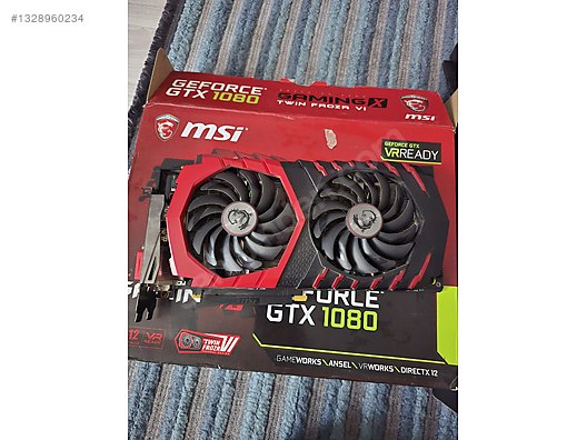 GTX 1080 8GB - MSİ GAMİNG X sahibinden.comda - 1328960234