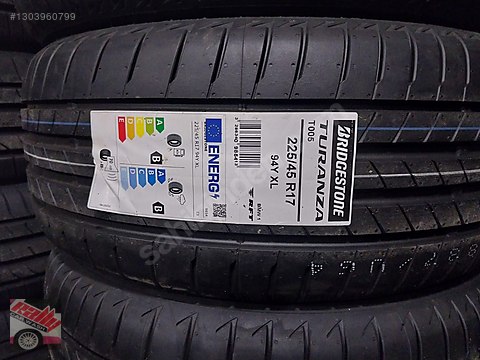 BRİDGESTONE TURANZA 225/45/17 94Y XL T005 RFT LASTİK sahibinden