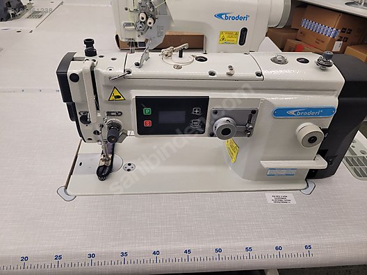 Broderi BD-1530 Tam Yağlı Step Motorlu 10mm Zikzak Makinası