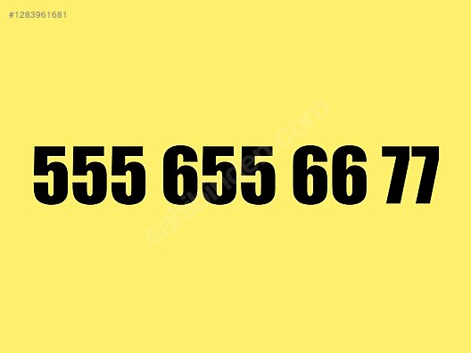 Used & Brand New Items / Cell Phones & Accessories / Phone Numbers & SIM Cards / Türk Telekom