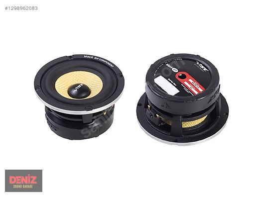 SiM セット売り Hoparlör / Midrange / Vibe Blackiar 3M 9 cm 180 Watt 60 Rms Karbon