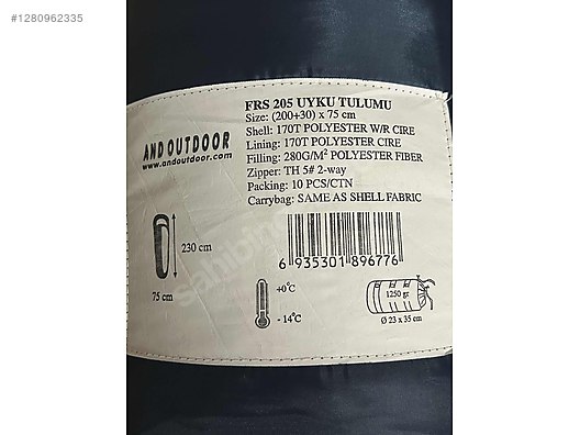 İkinci El ve Sıfır Alışveriş / Spor / Doğa Sporları / Kampçılık & Outdoor / Uyku Tulumu