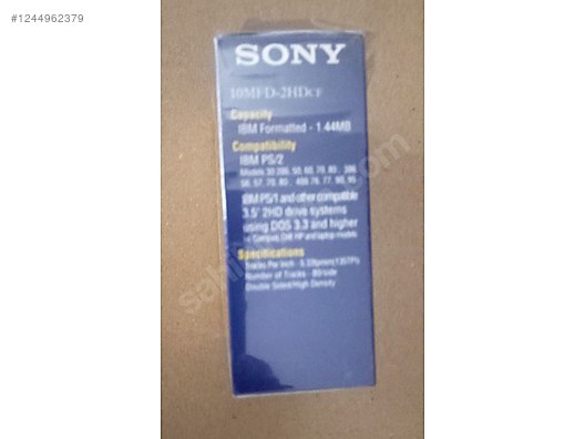 SONY 2HD FLOPPY DİSK SIFIR 10'LU PAKET - Boş Medya ilanları sahibinden.com'da