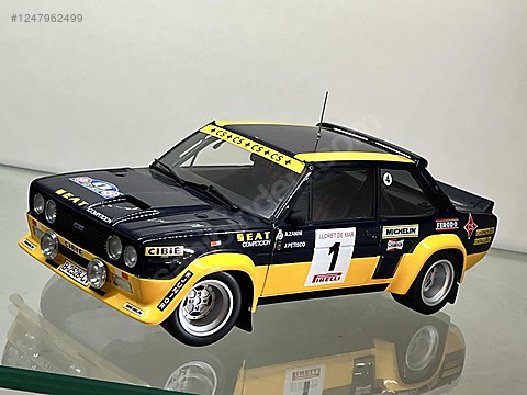 kyosho FIAT 131 abarth ミニカー 1/18 Kyosho Diecast Model 1:18 Fiat Araba - 1247962499