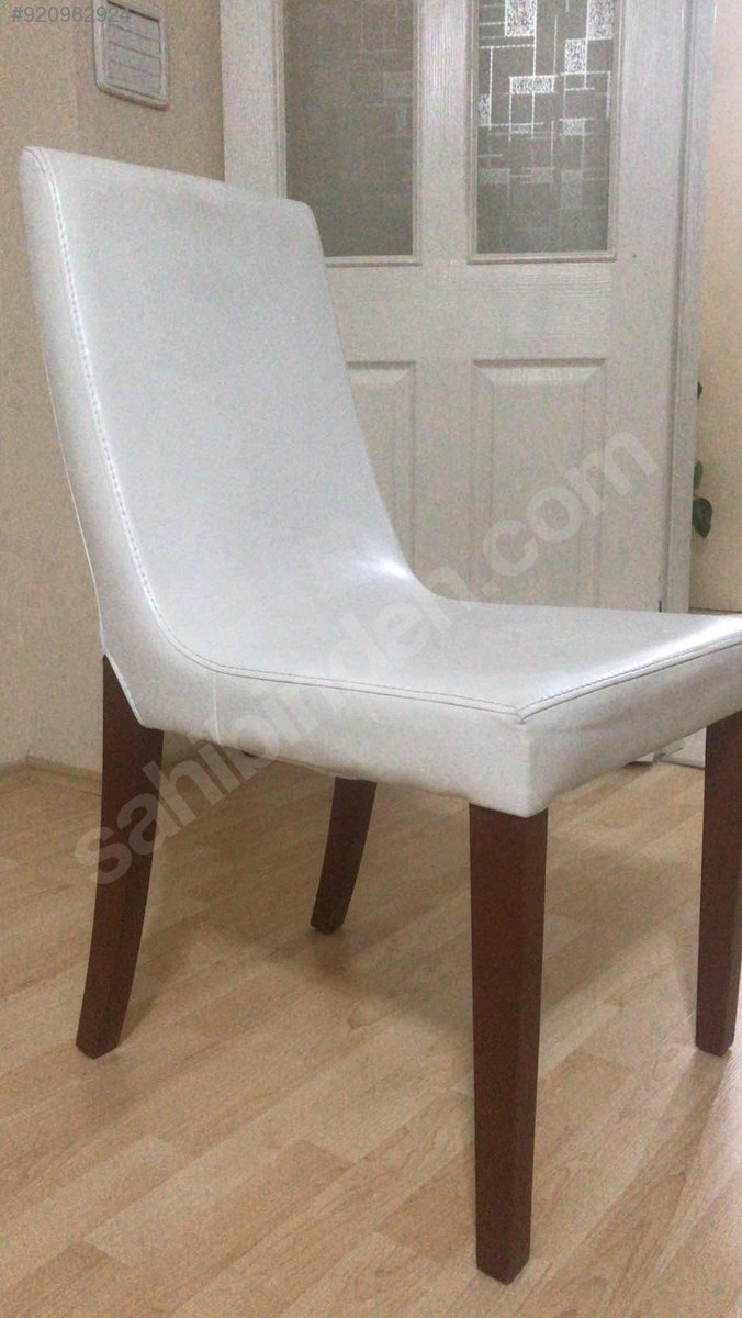 Beyaz deri sandalye 70 tl 920962924