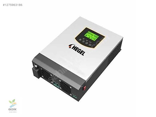 Güneş Enerjisi Sistemi - Tam Sinüs Akıllı İnvertör- Pwm 1000W 12V - Pwm Svp (Offgrıd)