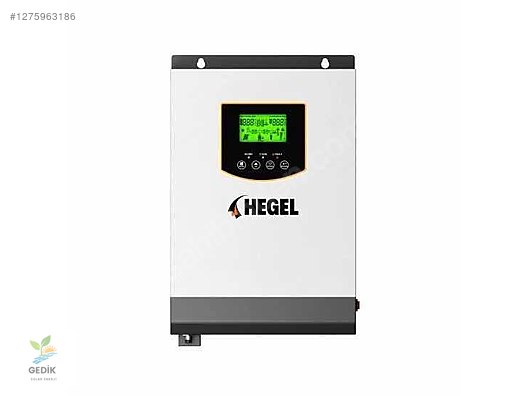 Güneş Enerjisi Sistemi - Tam Sinüs Akıllı İnvertör- Pwm 1000W 12V - Pwm Svp (Offgrıd)