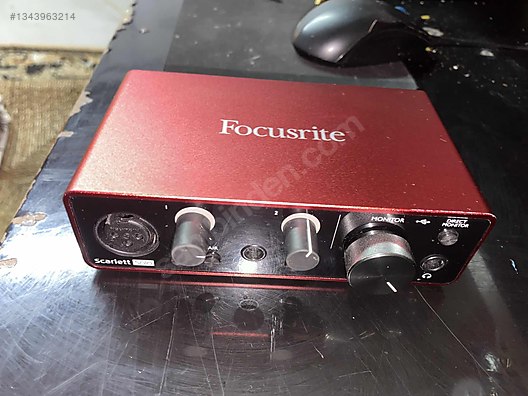 Temiz / Sorunsuz Focusrite Scarlett Solo 3rd Gen (3. Nesil) Ses