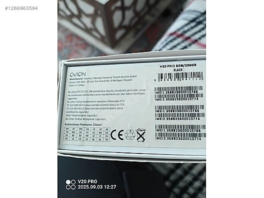 Used & Brand New Items / Cell Phones & Accessories / Cell Phones / Ovion / V20 Pro
