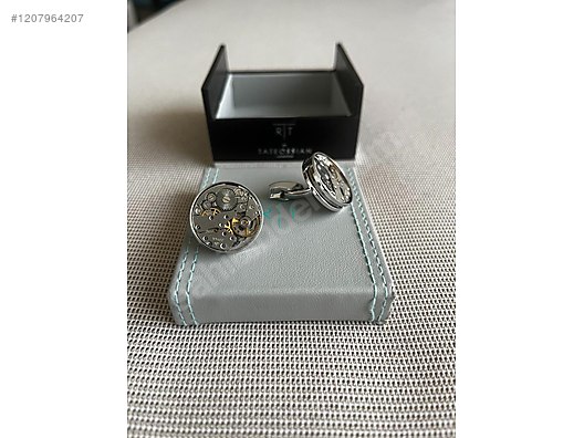 Sıfır Tateossian Çelik Kol Düğmesi