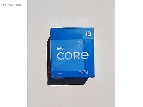 İNTEL i3-12100f 12.Nesil LGA1700 FANLI İŞLEMCİ sahibinden.comda