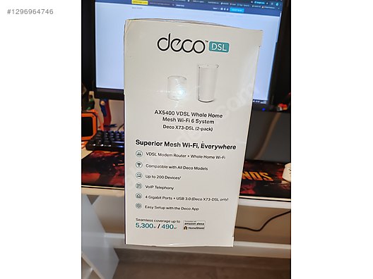 Deco 73 Router TP-Link Deco X73 (2-pack) Evinizin İnternet Ağı Mükemmel Olsun ...