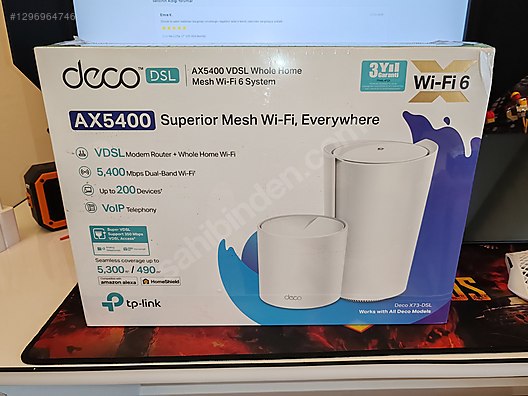Deco 73 Router TP-Link Deco X73 (2-pack) Evinizin İnternet Ağı Mükemmel Olsun ...