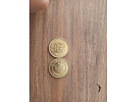 iki tane 25 kuruş gold