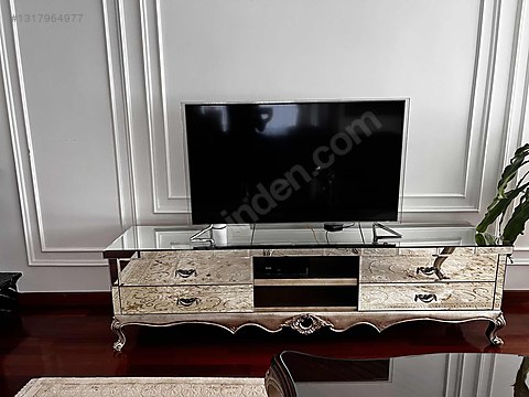 TV Unit / Modoko Ada Mobilya Aynalı tv ünite & 2 adet yan sehpa on