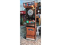 ARTE'DEN İKİNCİ EL SAĞLAM JETONLU KABINLI DART MAKİNESİ