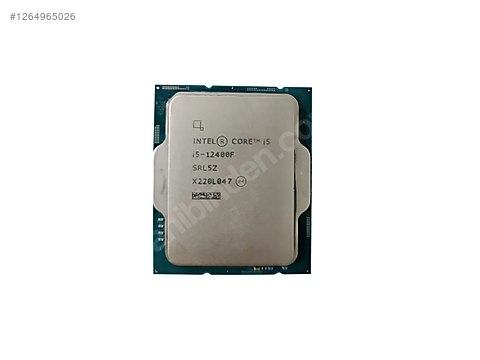 Intel Core i5-12400F CPU 中古 Intel i5 12400F işlemci - İşlemci ve Tüm Masaüstü Bilgisayar