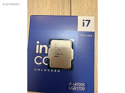 Intel Core i7 14700K İşlemci sahibinden.comda - 1327965091