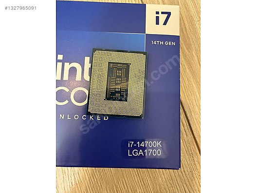 Intel Core i7 14700K İşlemci sahibinden.comda - 1327965091