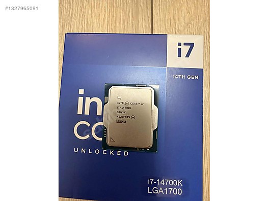 Intel Core i7 14700K İşlemci on sahibinden.com - 1327965091