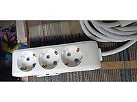 3 lü uzatma kablosu