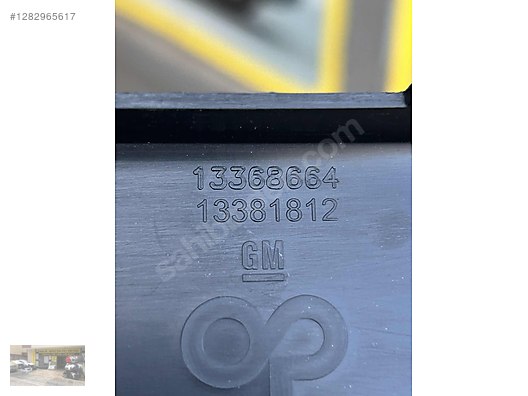 13387317/13368664 opel astra j sıfır orjinal gm plakalık - İlan ve
