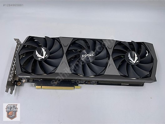 Zotac Gaming GeForce RTX 3070 Ti Trinity OC 8GB 256 BİT sahibinden