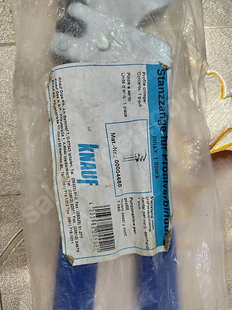 Knauf Perçin Makası sıfır ayarında hiç kullanılmamış